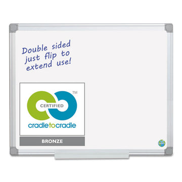 MasterVision® Earth Easy-clean Dry Erase Board, White-silver, 36x48 freeshipping - TVN Wholesale